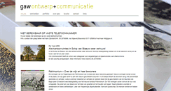 Desktop Screenshot of gaw.nl
